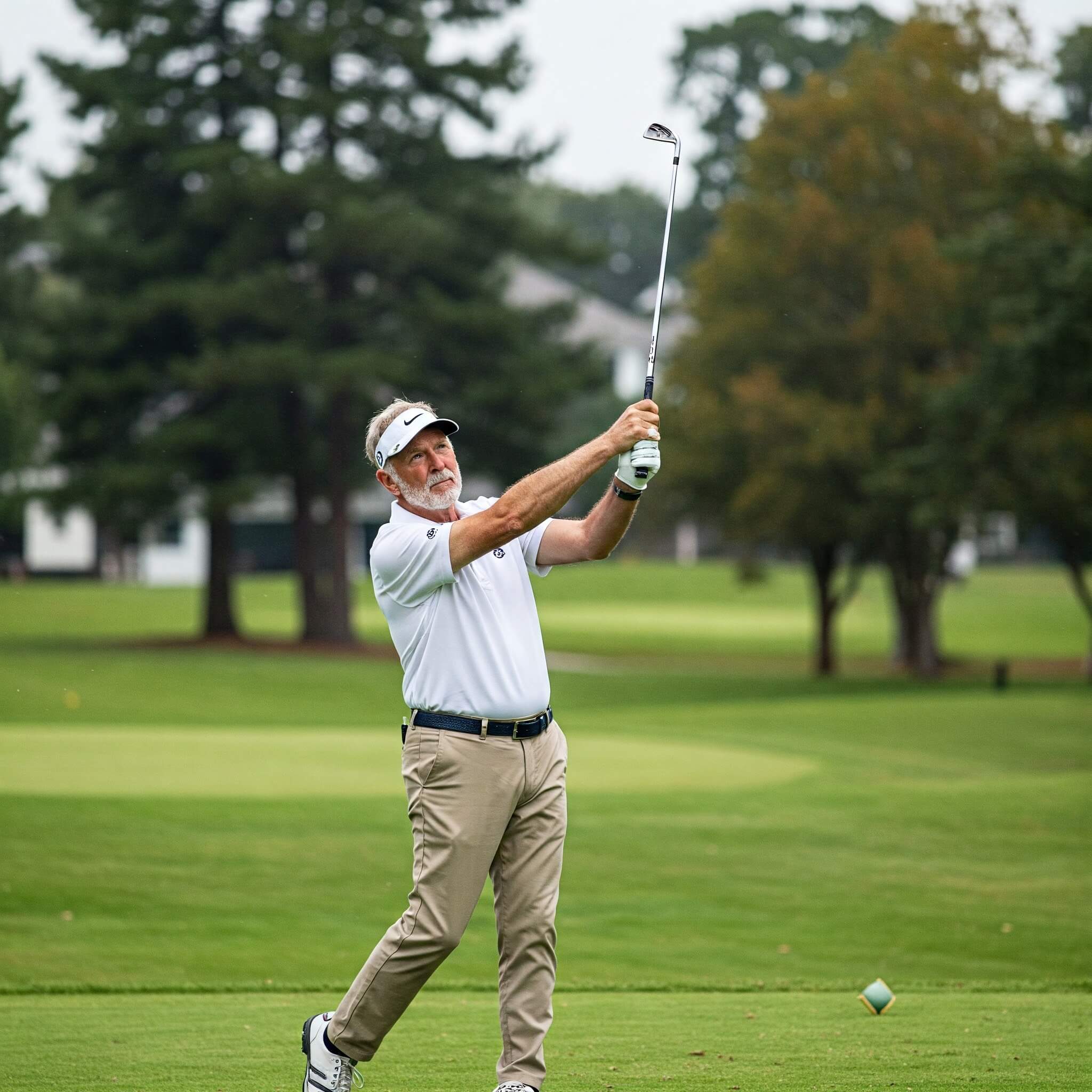 Golfer with 6-Iron