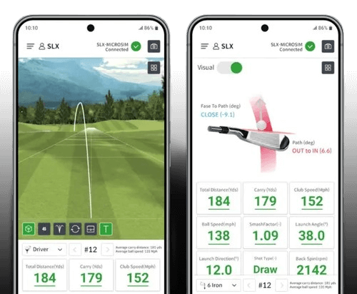 gps screen golf course